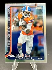 2025 Topps Chrome Football Troy Franklin Refractor [#91] Denver Broncos