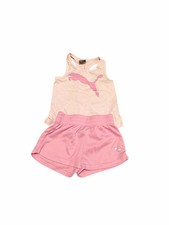 Puma Toddler Girls 2-Piece Tank Top and Shorts Sporty Set, Size 2T