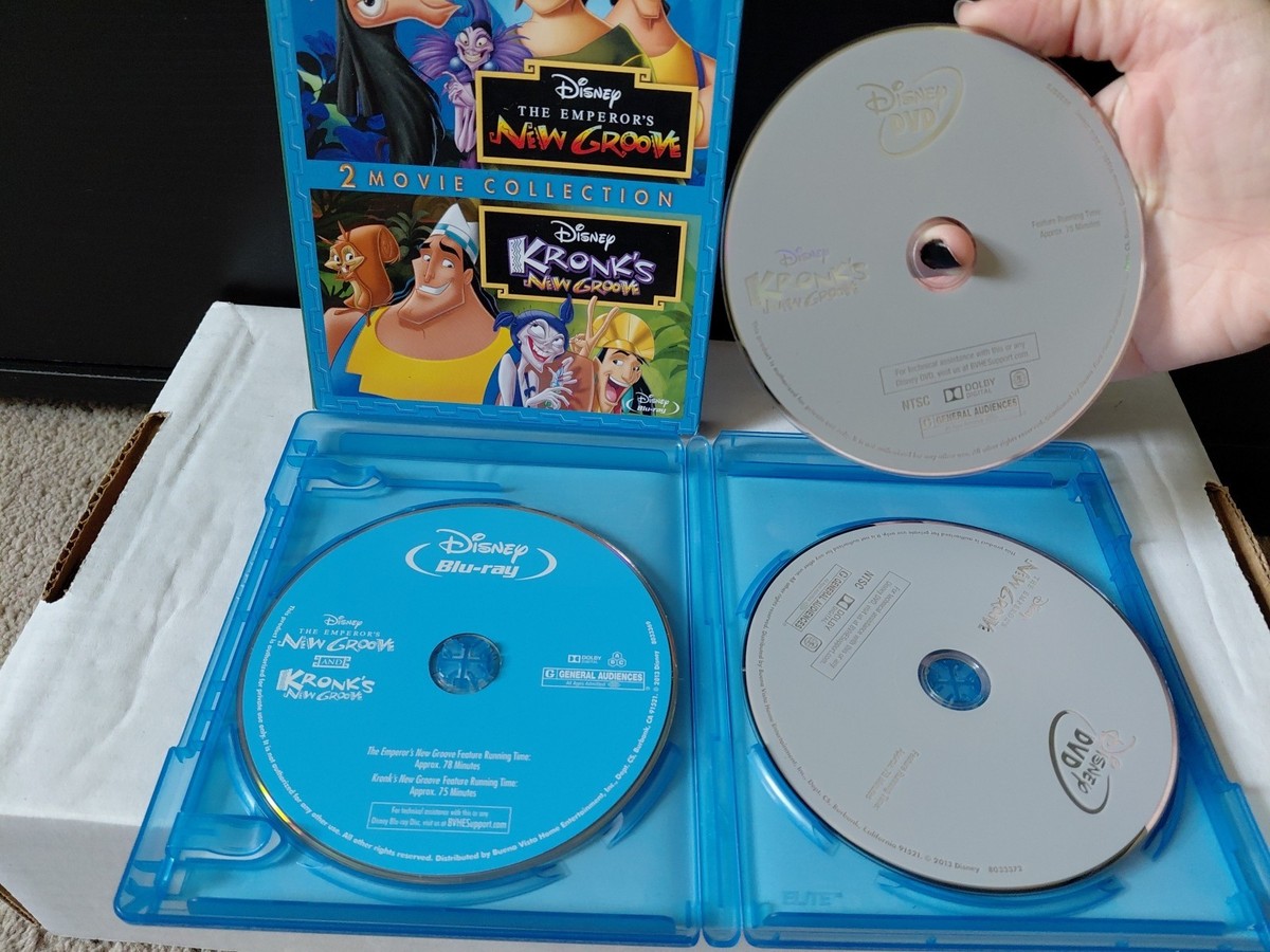 KROOKED KRONICHLES 限定版 DVDセット 623/1000 Disney's The Emperors New Groove And Kronks New Groove 2 Pack On
