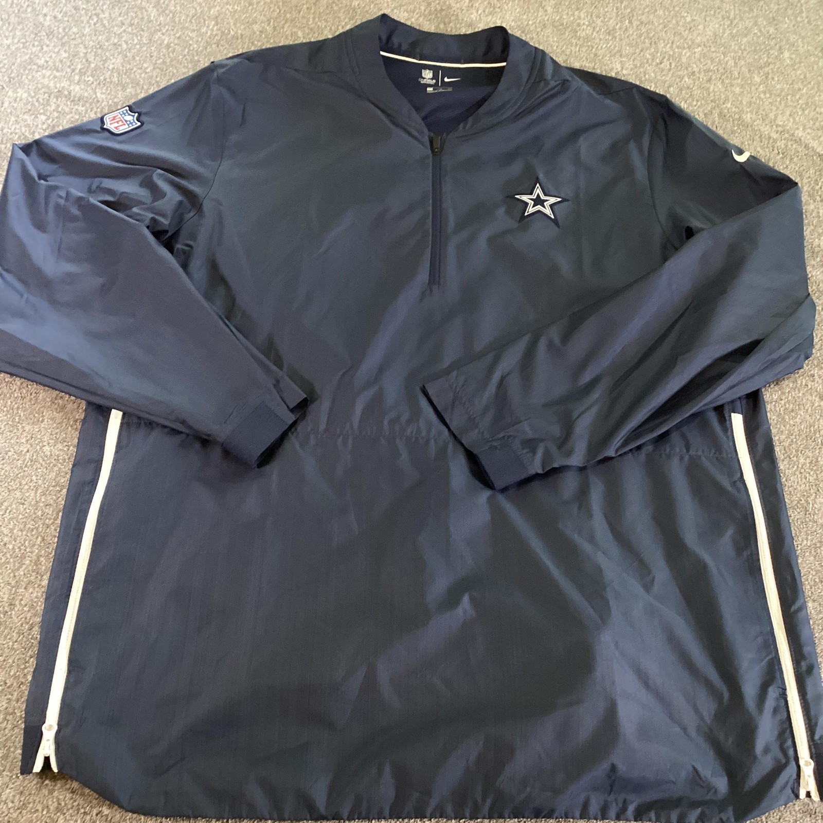 SACAI X NIKE Dallas Cowboys Giacca Uomo 2XL NFL Calcio Nike Onfield Giacca a Vento Pullover