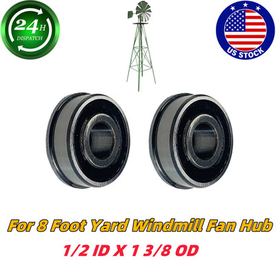 Windmill Bearings Replacement Parts STEEL For 8 Foot Yard Windmill Fan Hub 
