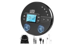 Rechargeable Portable CD Player CD-35 Bluetooth Personal Discman with Battery
