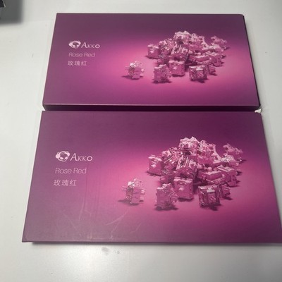 AKKO Linear Rose Red 90 Pieces Switch Mechanical Keyboard Switche Brand New