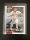 MIKE TROUT COMPANION CARD IMAGE VARIATION SSP #350 2026 Topps Series 1 Angels