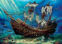Puzzle (1500 T.) Versunkenes Schiff (Perre) Neu/Ovp