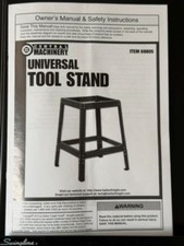 Central Machinery Universal Tool Stand (#69805)
