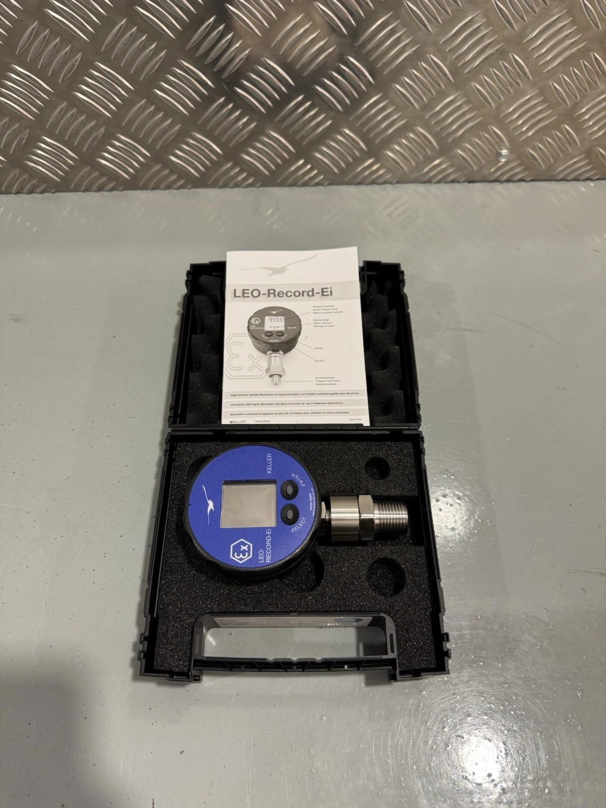 Keller LEO Record Ei 300bar Record Pressure Data Logger Brand New In Case 3