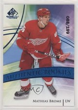 2020 Upper Deck SP Game Used Authentic Rookies Blue Burst /199 Mathias Brome t2z