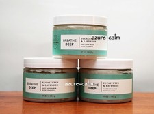 Bath Body Works EUCALYPTUS AND LAVENDER 17ozs Salt Body Scrub x 3 SEALED