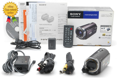 [MINT in Box] SONY HDR-CX370 V Digital HD Video Camera Camcorder From JAPAN