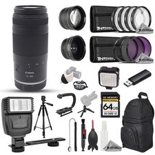 Canon RF 75-300mm f/4-5.6 Lens - 23pc 64GB Ultra Bundle