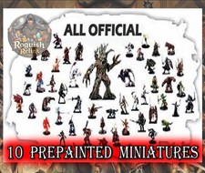   Dungeons & Dragons 10 Pack Miniature Lot - ...