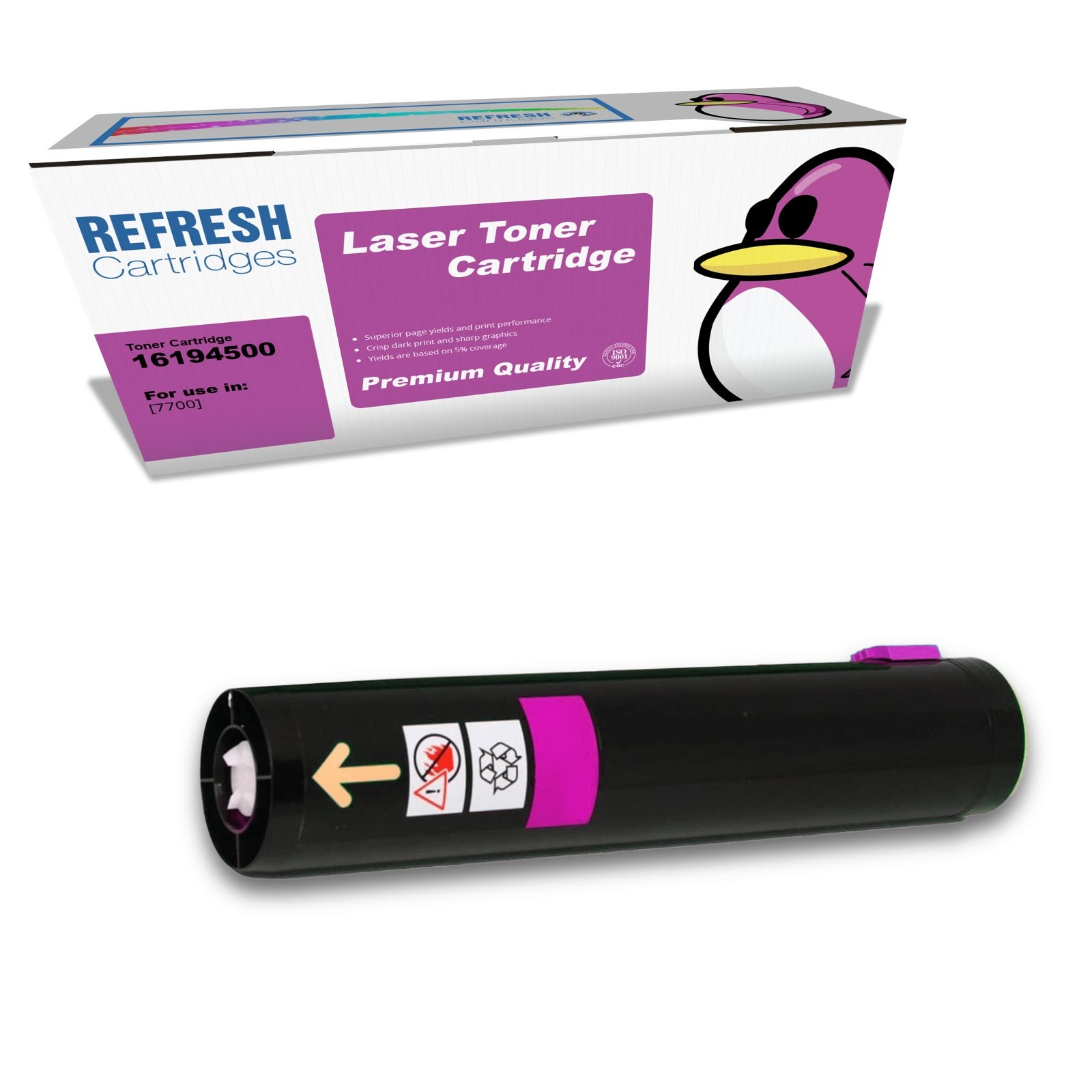 Refresh Cartridges Magenta 16194500 Toner Compatible With Xerox Printers