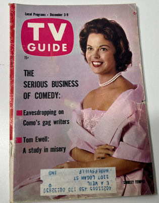 1960 TV Guide Dec 3-9 Issue #401 Shirley Temple