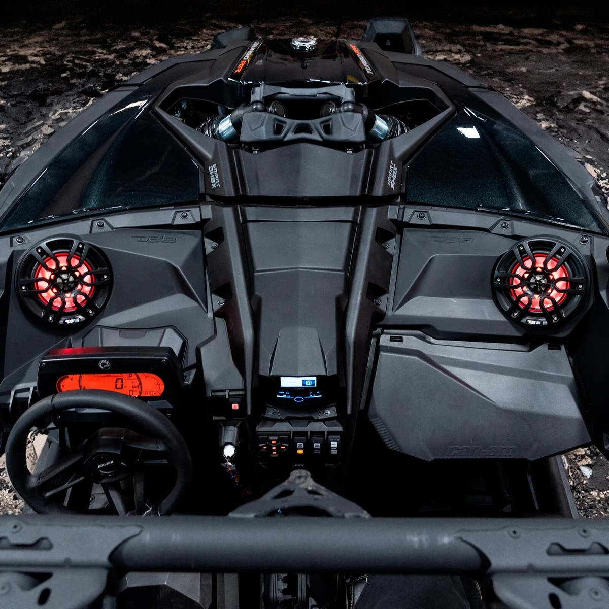 クロバ-ジジ:ボヘミア:パネルドグラスオブジェ DS18 CA-X3DS6 CAN-AM Maverick X3 Dash Board 6.5