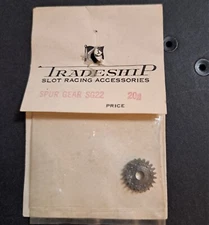 Vintage Tradeship High Performance 1/24 Slot Car SG22 Aluminum Spur Gear 22T 1/8
