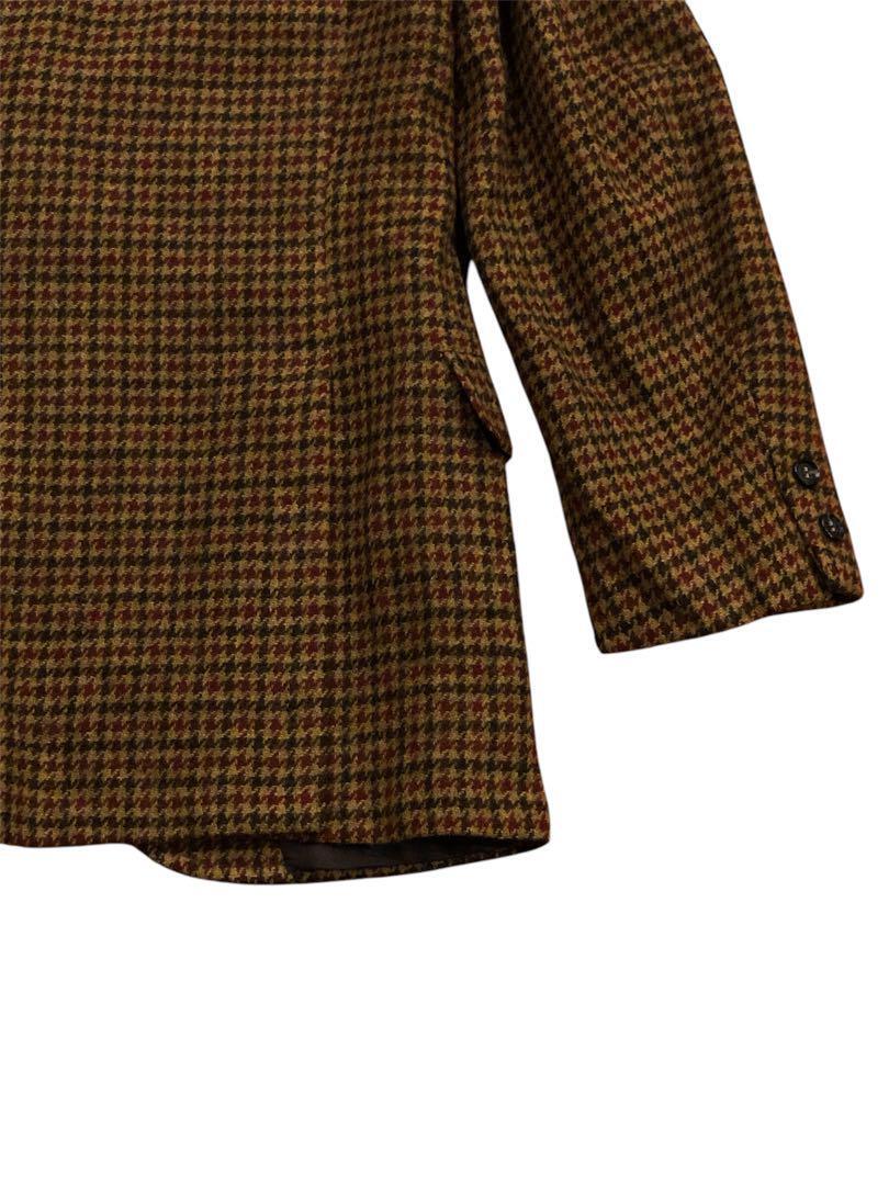 Tweed Jacket 70S 38-40 Vintage Brown Old Clothes Men's #EB