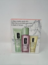 NEW Clinique 3-Step Skin Care System 3pc Set 117 
