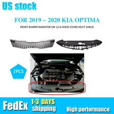 For 2019 2020 Kia Optima Front Bumper Radiator Grille & Hood Cover Sight Shield