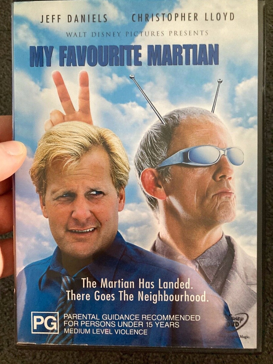 My Favourite Martian region 4 DVD (1999 Christopher Lloyd Disney