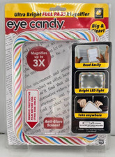 2pc Eye Candy Ultra-Bright Full-Page Magnifier, As Seen OnTV Magnifies Up to 3X