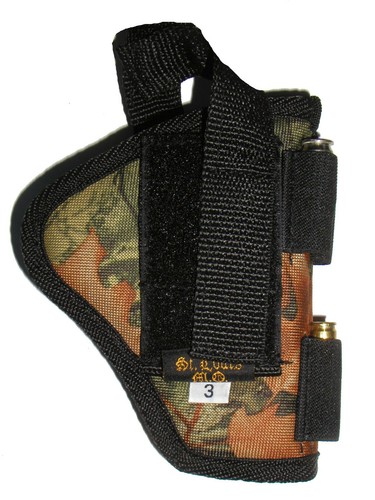 USA Cammo Taurus Judge 4510 Pistol Holster Hip Belt Holds 5 Rounds 45LC 410 - Picture 2 of 6