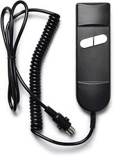 Lift Chair Remote Replacement, 5 Pin 2 Button Straight Power Recliner Remote, Po