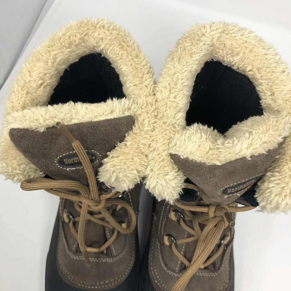 BOTAS IMPERMEABLES NORTHSIDE PARA HOMBRE Marrón Gamuza Thermolite TALLA 8 2016 Foto 4 de 4