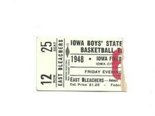 Iowa High School Boys State Basketball Tournament 1948 Ticket 