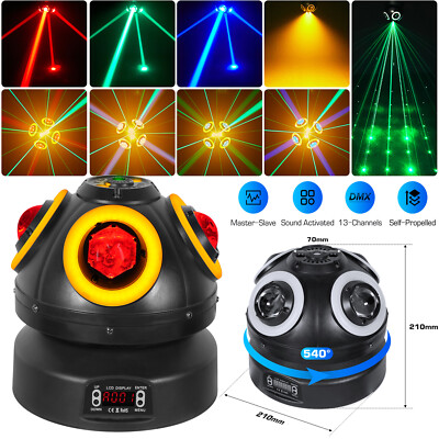 120W LED Laser Moving Head Bühnenlicht RGBW Beam DMX DJ Disco Spot Partylight