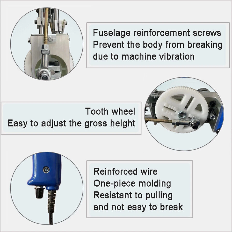 Australian tufting gun electric carpet loom and tufting rack 2IN1 - image 4 of 4