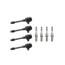 Hitachi 4 Ignition Coil 4 Ngk Iridium Spark Plugs Kit For Accord 2.0 L4 Lfa1