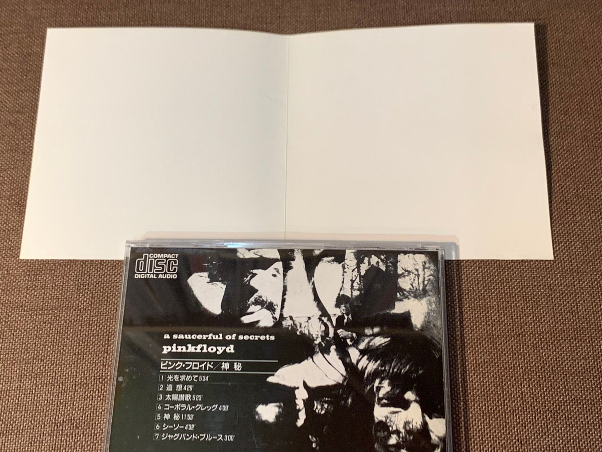 PINK FLOYD A Saucerful of Secrets JAPAN CD CP32-5272 U 1A2 TO w