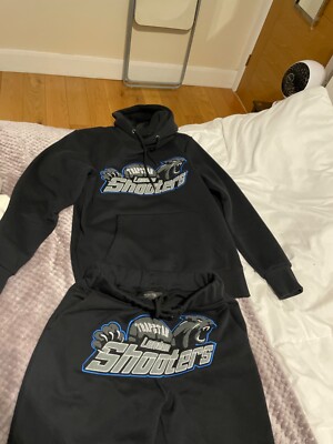 Trapstar black ice flavours shooters tracksuit set - hoodie/joggers included