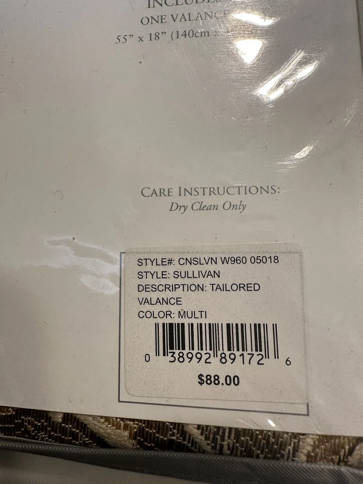 Waterford Ventana a Medida Valence Sullivan Estilo Paisley 55”x 18” 2012 Foto 4 de 4