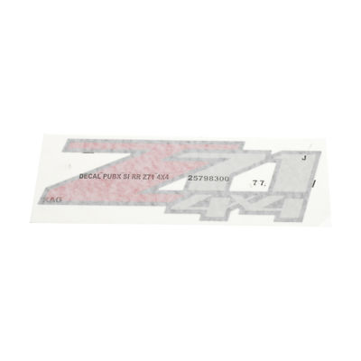 OEM Right or Left Z71 4X4 Bedside Decal Sticker 07-13 Silverado Sierra ...