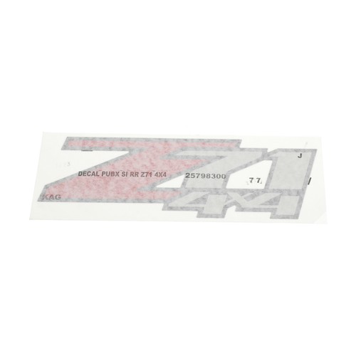 OEM Right or Left Z71 4X4 Bedside Decal Sticker 07-13 Silverado Sierra ...