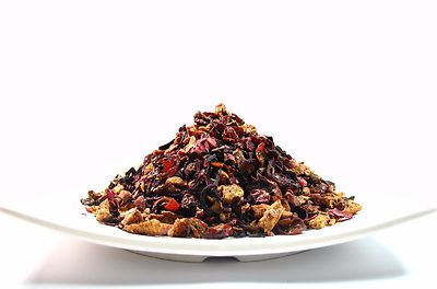 Cranberry Apple Fruit Herbal Tea Good Iced Tea loose Leaf Tea Caffeine Free 1 LB