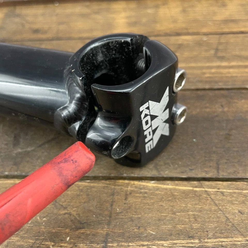 Vintage Kore Stem PARTS 25.4 mm Clamp 1 1/8 in Threadless 120 mm 3 Bolt 90s MTB - Image 3 of 4