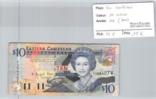 BILLET Ist Karibik - 10 Dollar - ND (2000)