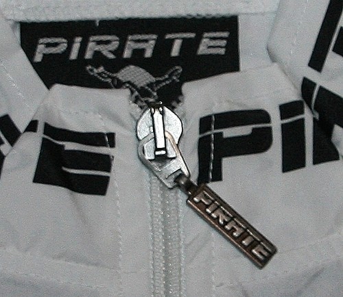 Traje de contrarreloj pirata blanco, calavera, pirata, piratas - Imagen 2 de 3