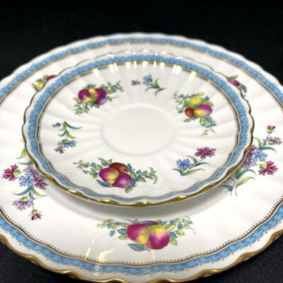 Spode Trapnelspray Trio Set Cup, Saucer and Plate | eBay
