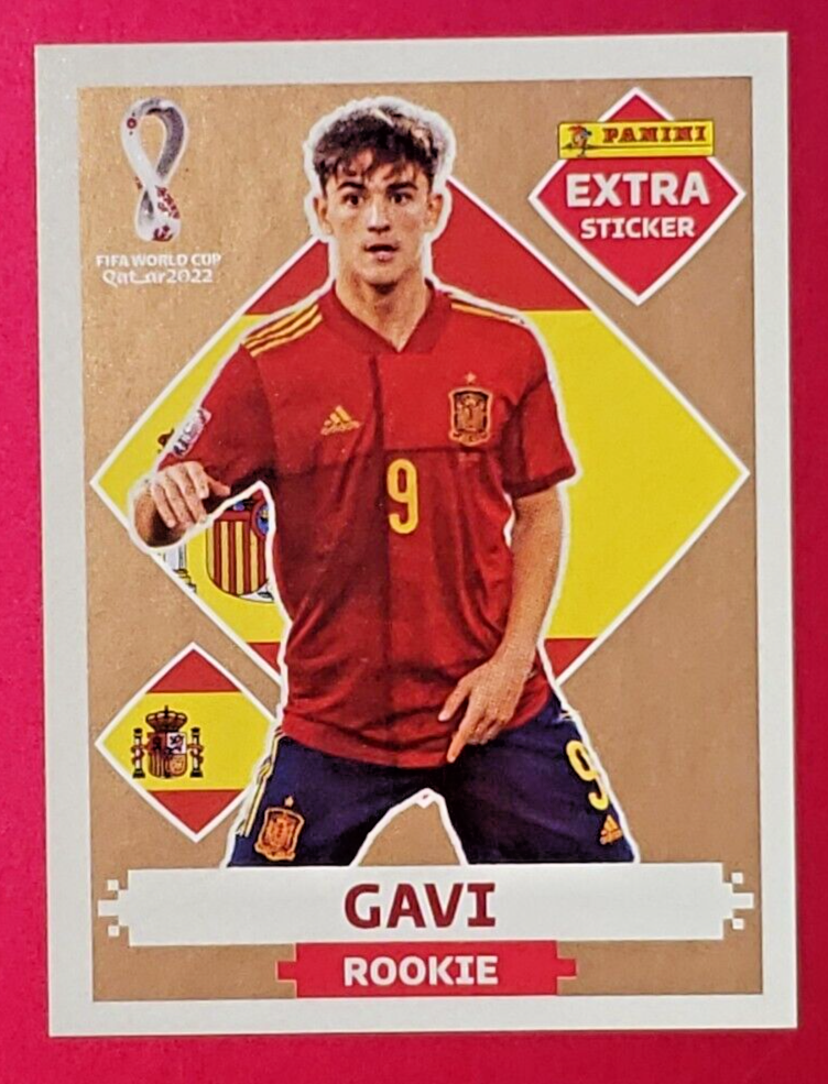 Gavi EXTRA STICKER BRONZE - 2022 Panini World Cup Qatar Sticker | eBay