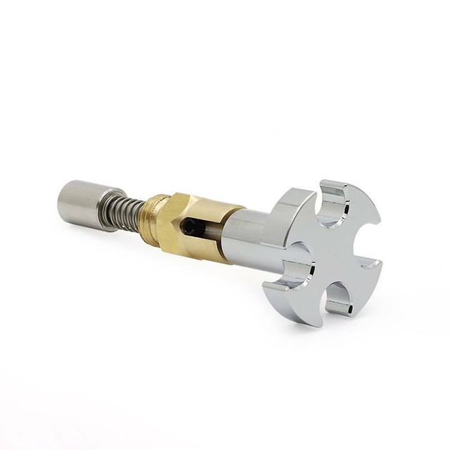 Chrome Carburetor Cross Enrichener Choke Knob For S&S Super E, B And G