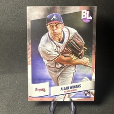 2024 Big League Base Common # 4 Allan Winans - Atlanta Braves