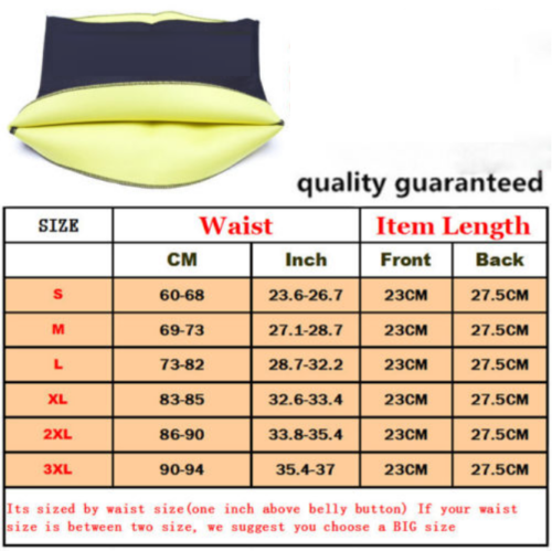 Men's Waist Trainer Body Shaper Sauna Sweat Belt Tummy Control Fat Burner Corset - Picture 17 of 20