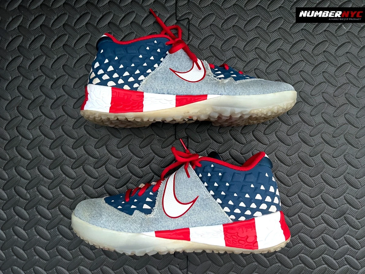 Nike Force Zoom Trout 6 Turf Premium Denim for Sale | Authenticity