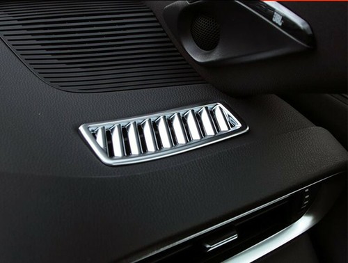 Air Conditioning Trim Inner Ring, 4 Pieces Interior Vent Outlet Cover Trim, Decorative Ring Aluminum Alloy for Audi A1, Modification Parts