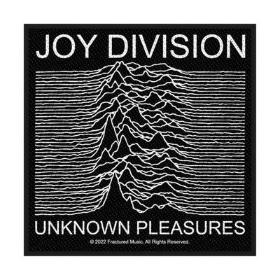 Joy Division Patch · Unknown Pleasures Square · Band Aufnäher · Official Merch