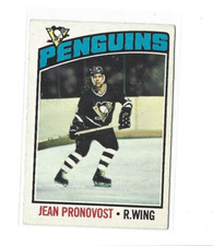 1976-77 O-Pee-Chee #14 Jean Pronovost EX
